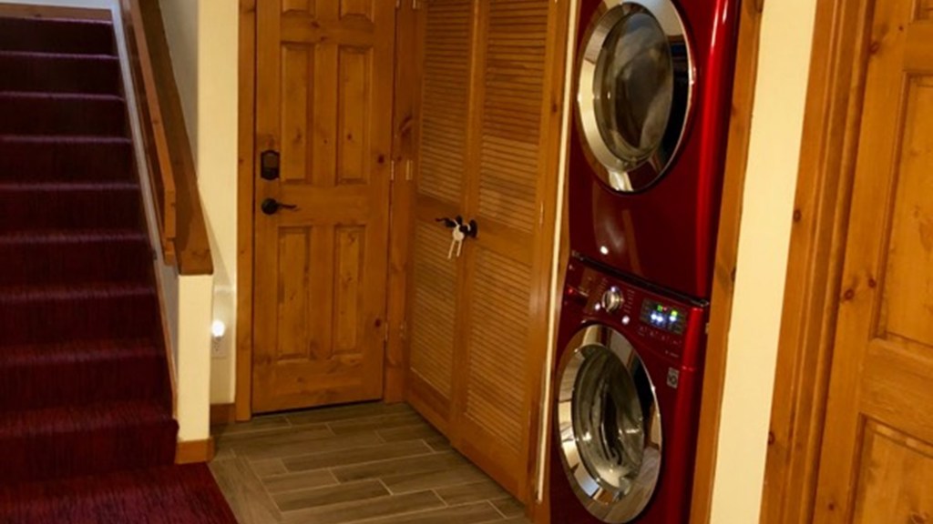 Cherry Red Washer & Dryer