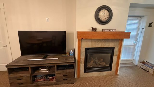 TV + Fireplace