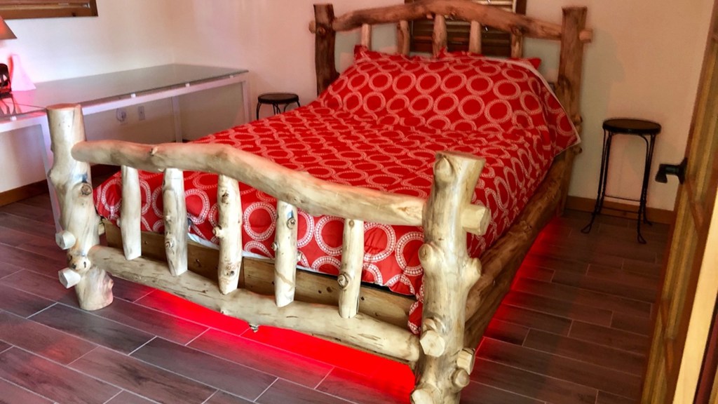 Upstairs Bed RGB Lighting - Red